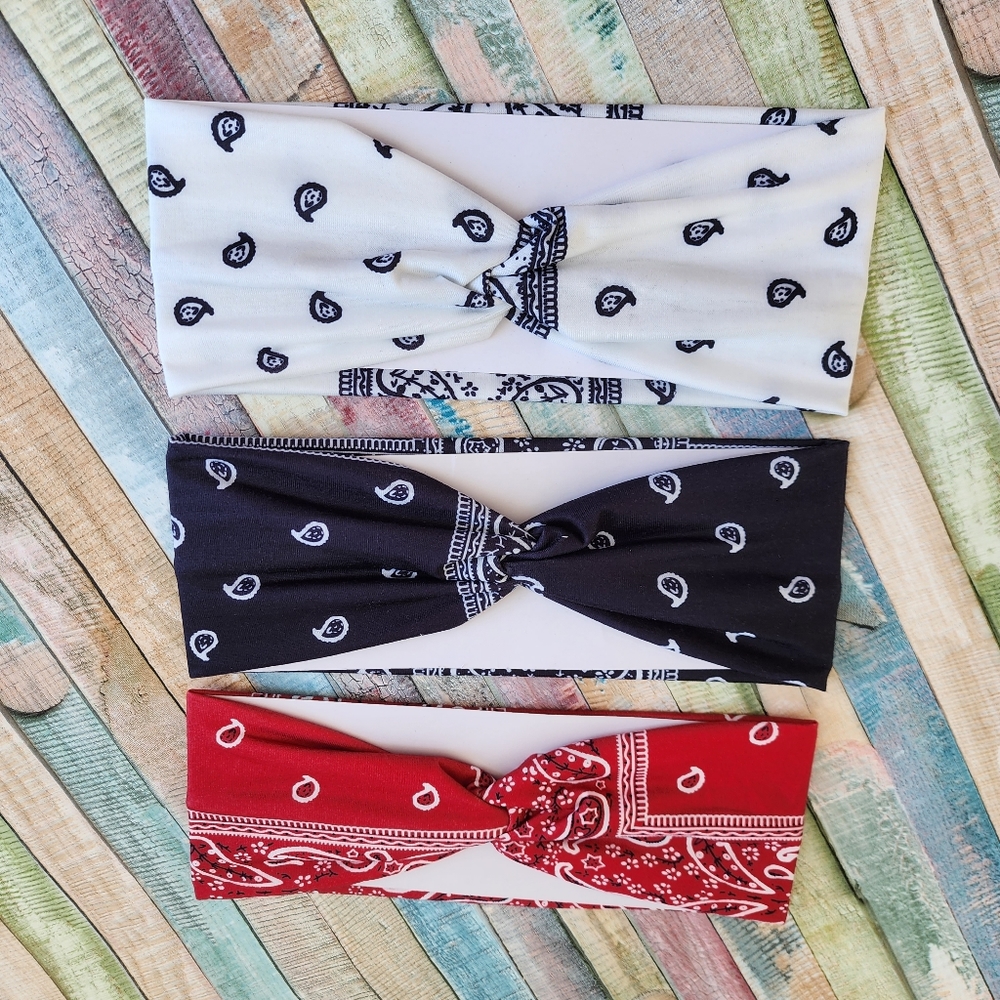 3 Knot Paisley headband Accessory